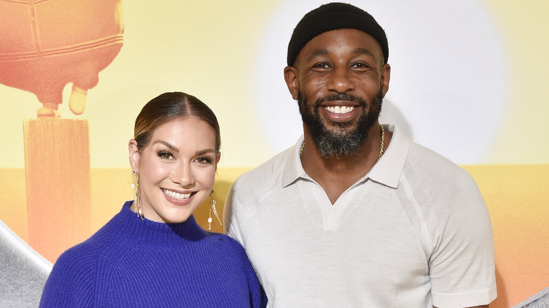 Allison Holker and Stephen 'tWitch' Boss pose