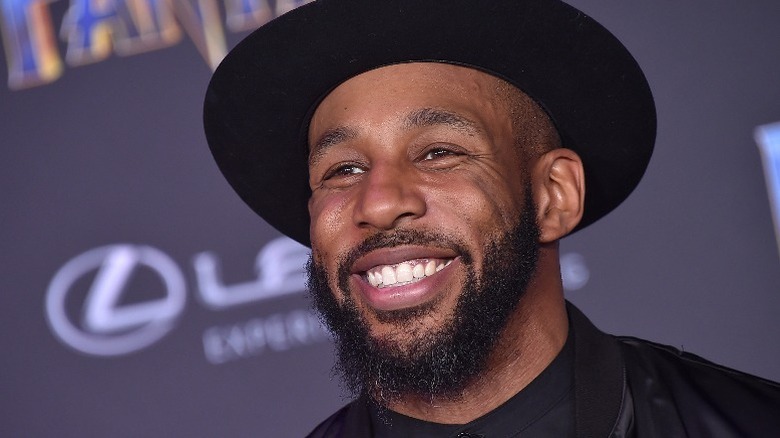 Stephen "tWitch" Boss attending the world premiere of The Black Panther