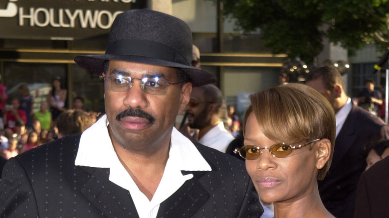 Steve Harvey Mary Lee Harvey red carpet