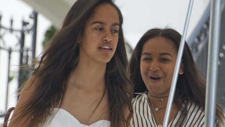 Malia and Sasha Obama