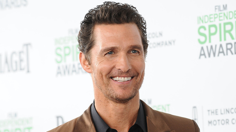 Matthew McConaughey smiling