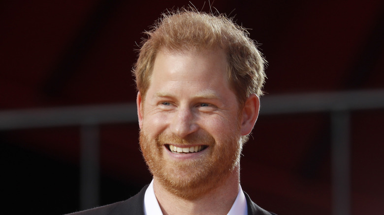 Prince Harry smiling