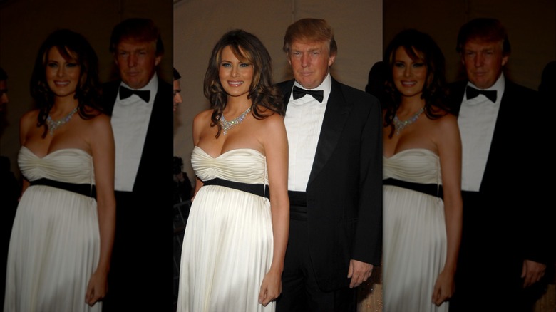 Melania, Donald Trump posing