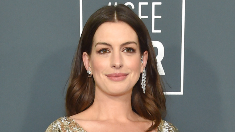 Anne Hathaway smiling 