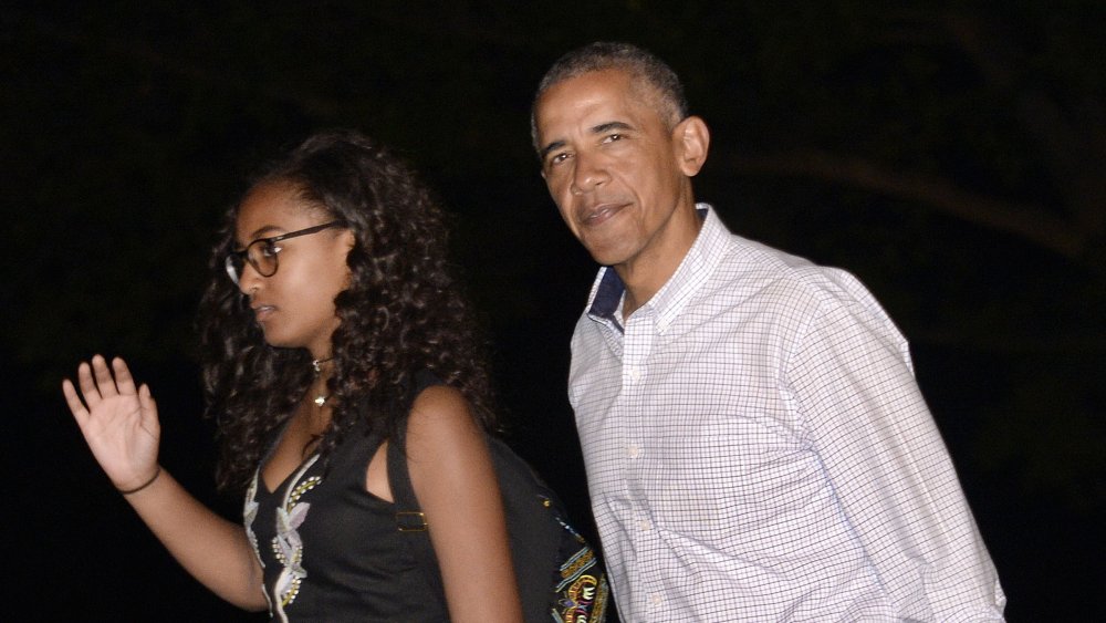 President Obama and daughter Sasha