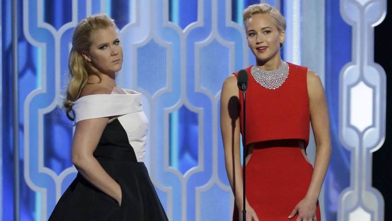 Amy Schumer and Jennifer Lawrence