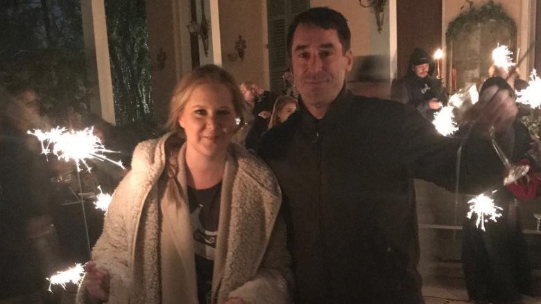 Amy Schumer and Chris Fischer