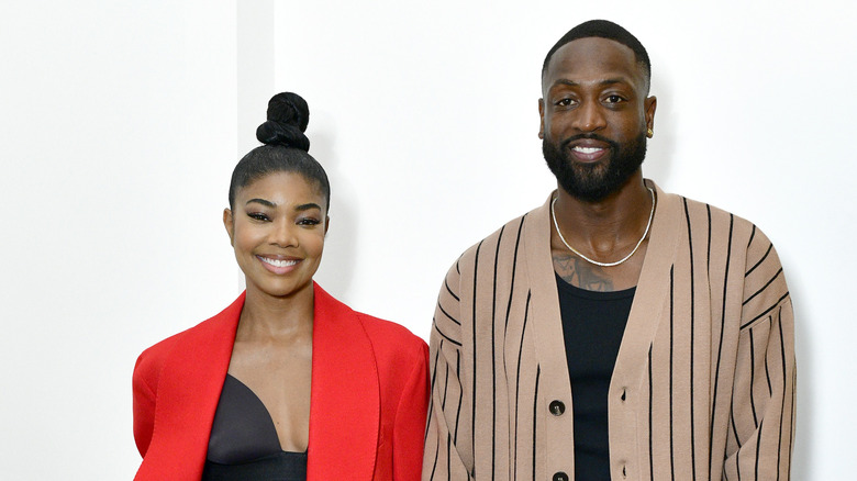 Dwyane Wade and Gabrielle Union on a red carpet