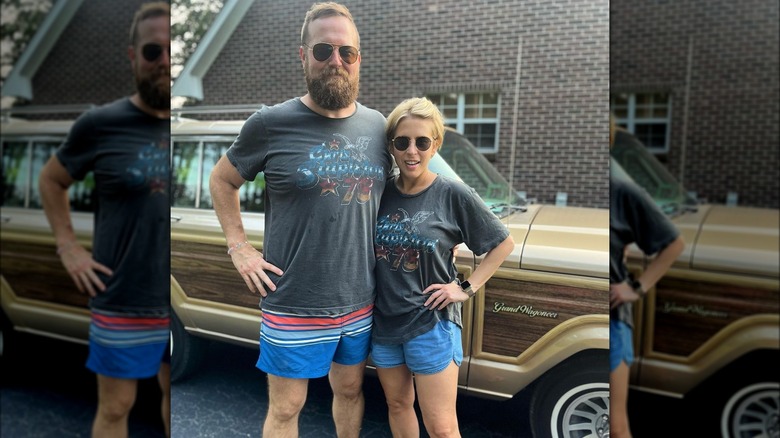 Ben Napier and Erin matching shirts 