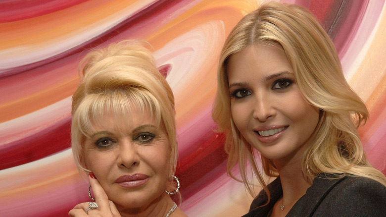 Ivana and Ivanka Trump smiling