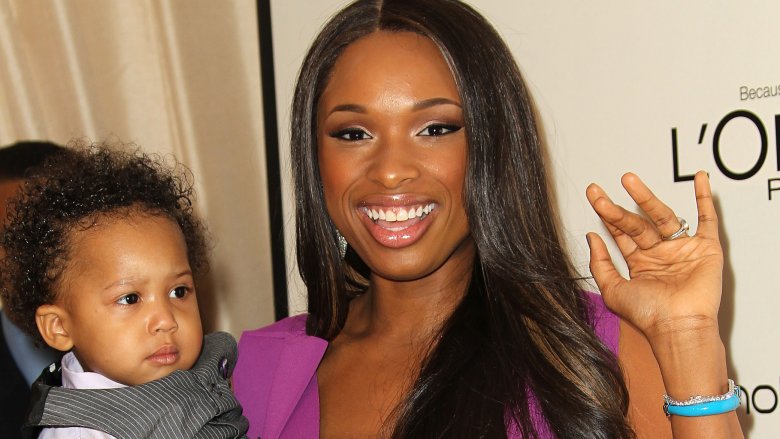 Jennifer Hudson with son David Jr.