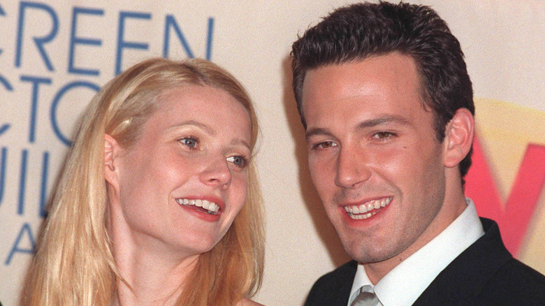 Gwyneth Paltrow and Ben Affleck smiling 