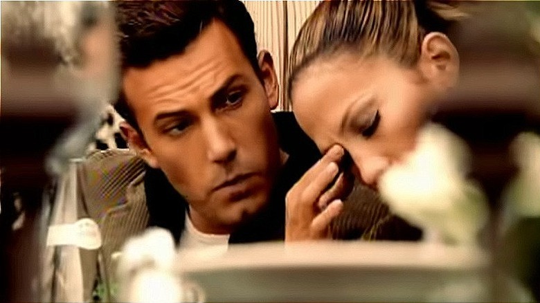 Jennifer Lopez and Ben Affleck in the 'Jenny From The Block' music video