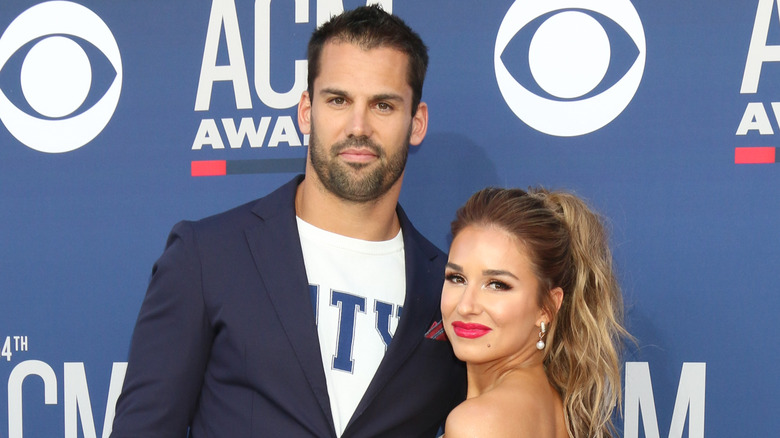 Eric Decker and Jessie James Decker on the red carpet