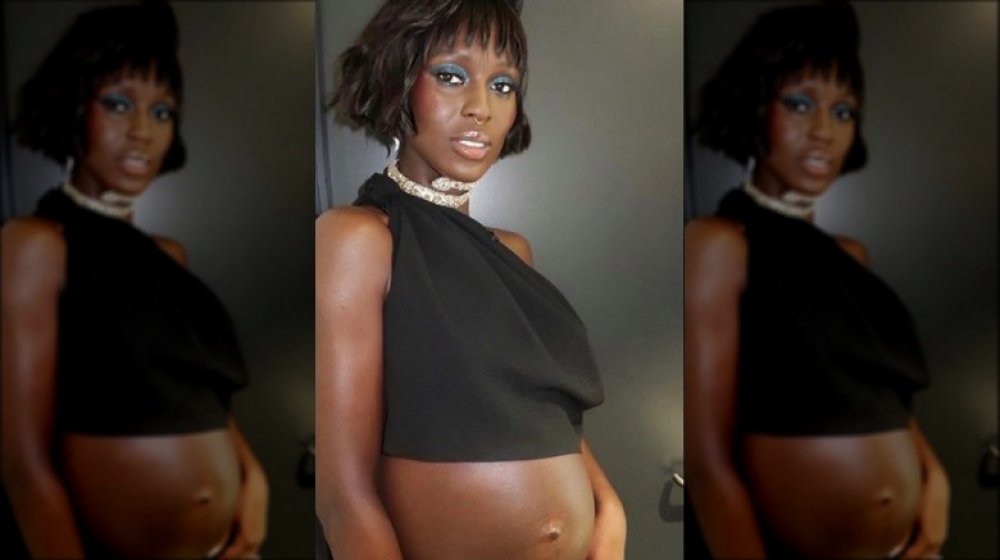 Jodie Turner Smith's baby bump