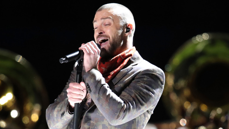 Justin Timberlake performing