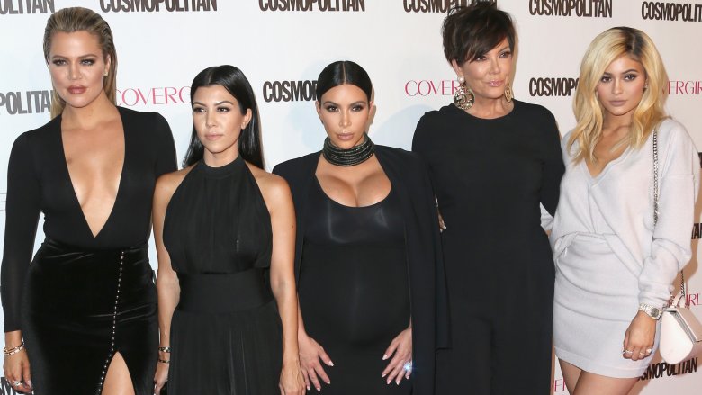 Khloé, Kourtney and Kim Kardashian and Kris and Kylie Jenner