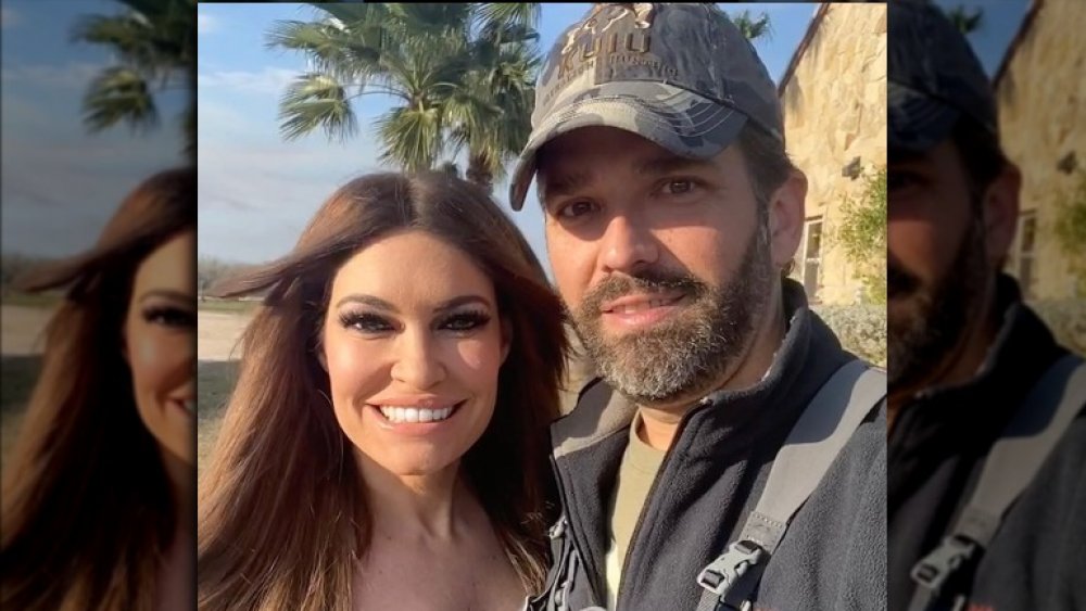 Kimberly Guilfoyle and Donald Trump Jr. in a selfie