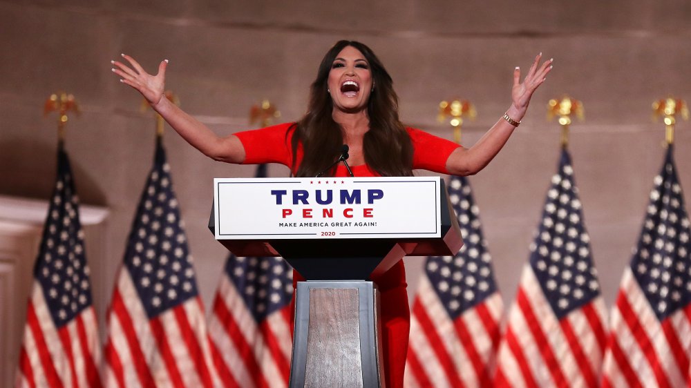 Kimberly Guilfoyle giving her RNC speech