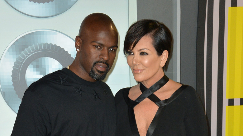 Kris Jenner and Corey Gamble posing together