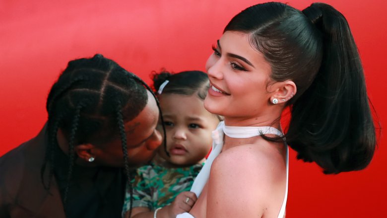 Travis Scott, Stormi Webster, Kylie Jenner