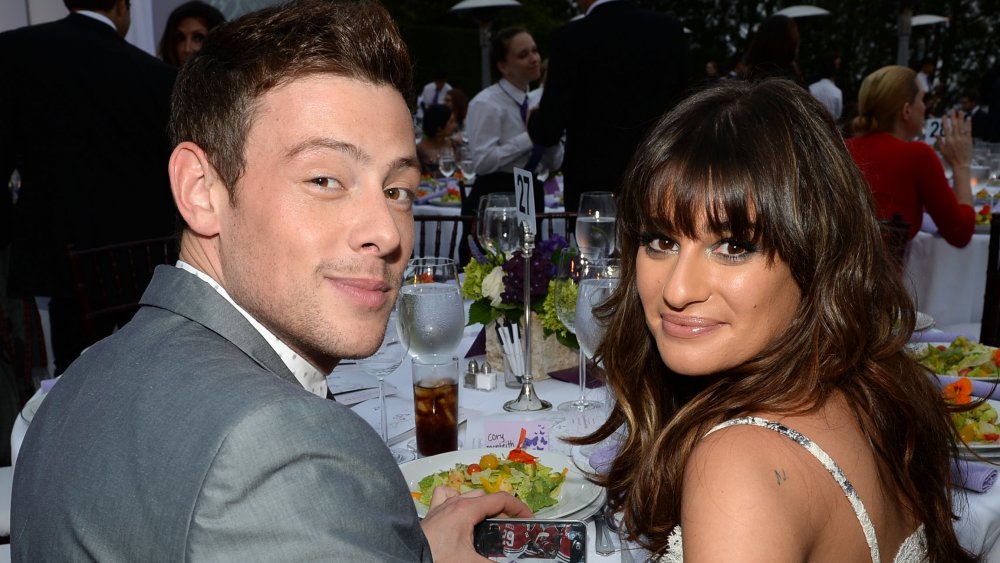 Cory Monteith and Lea Michele at the 12th Annual Chrysalis Butterfly Ball 