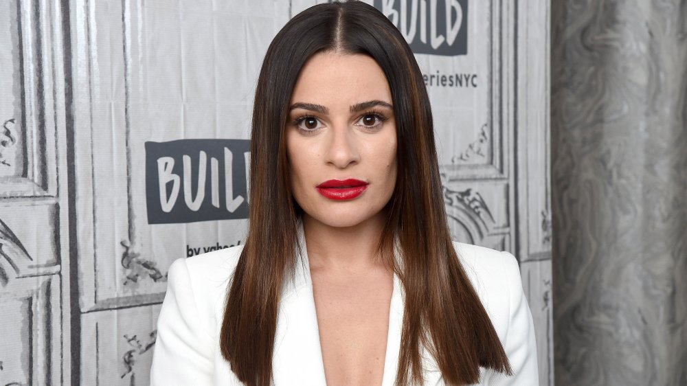 Lea Michele at AOL's Build Series in NYC