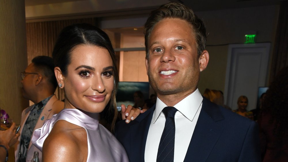 Lea Michele and Zandy Reich at the 30th Annual GLAAD Media Awards 