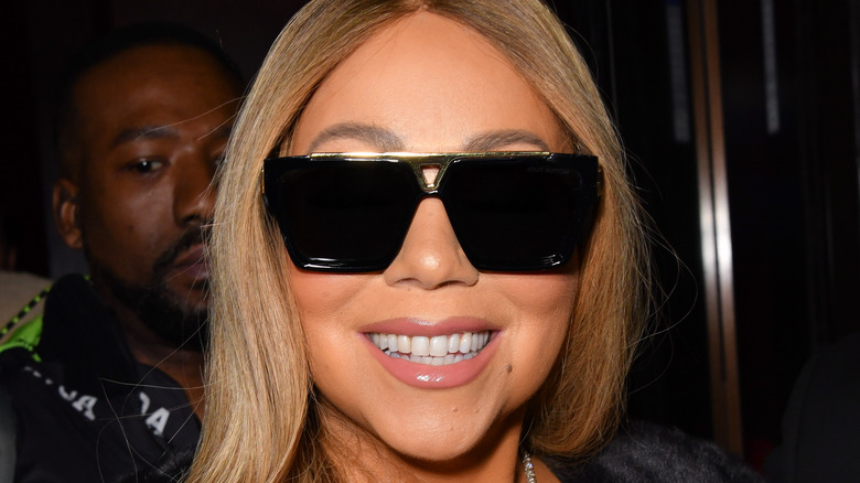 Mariah Carey, smiling in close-up