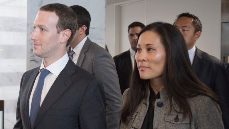 Andrea Besmehn and Mark Zuckerberg