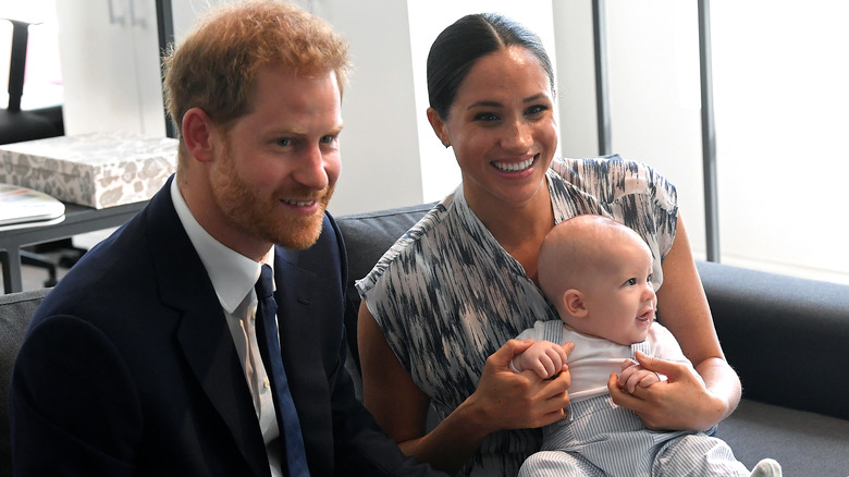 Prince Harry, Meghan Markle and son Archie