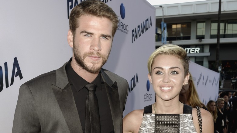 Liam Hemsworth and Miley Cyrus