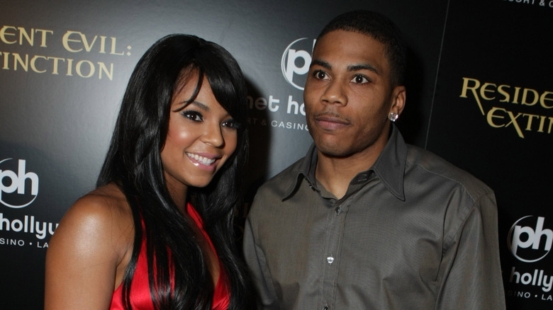 Ashanti and Nelly posing in 2007