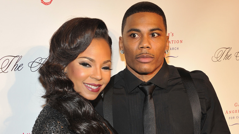 Ashanti and Nelly on a red carpet