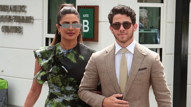 Priyanka Chopra Jonas, Nick Jonas at Wimbledon