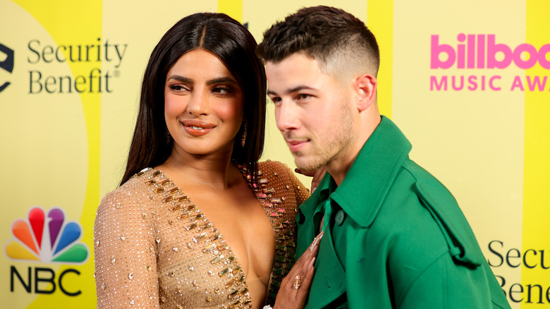 Nick Jonas and Priyanka Chopra in 2021