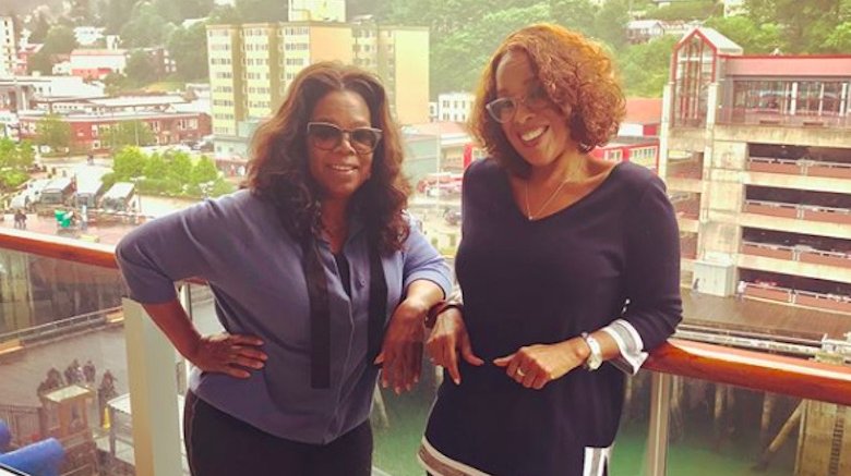 Oprah Winfrey and Gayle King