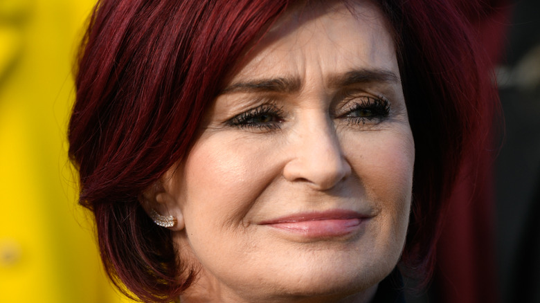 Sharon Osbourne smiling