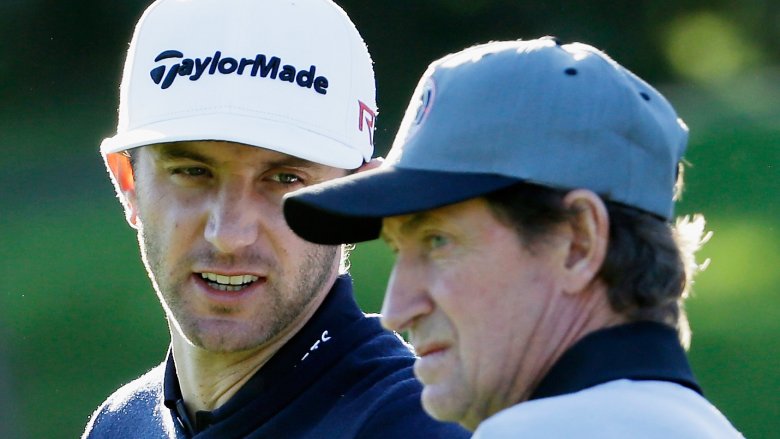 Dustin Johnson, Wayne Gretzky speaking