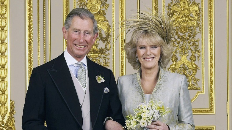 Prince Charles and Camilla Parker Bowles' wedding portrait