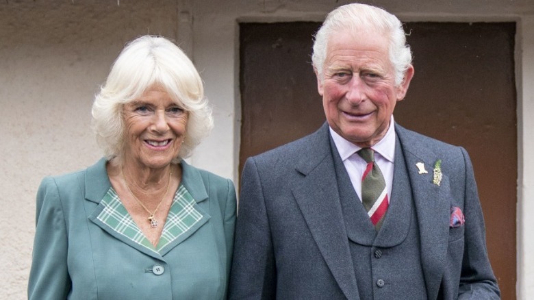 Camilla Parker Bowles and Prince Charles posing together