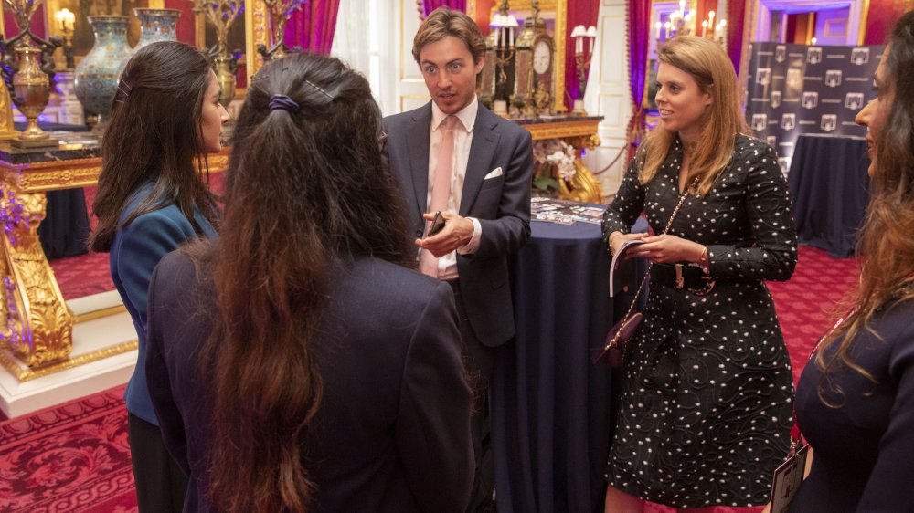 Edoardo Mapelli Mozzi, Princess Beatrice speaking with guests at St James Palace