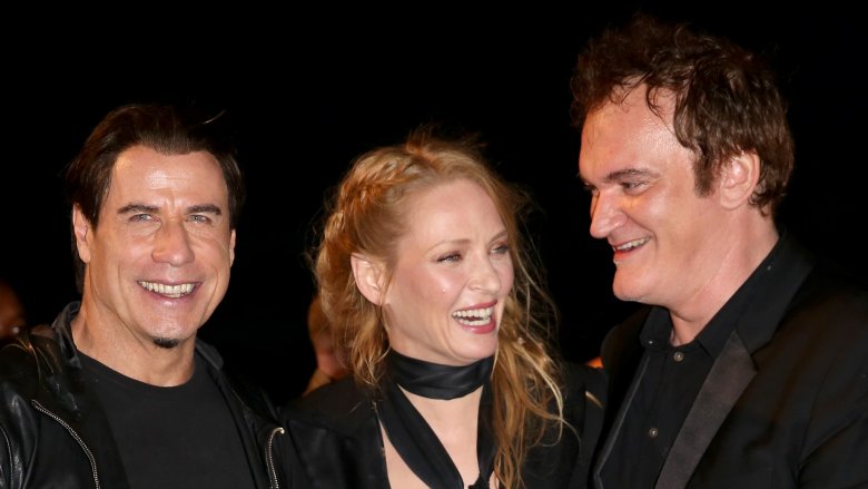 John Travolta, Uma Thurman, Quentin Tarantino