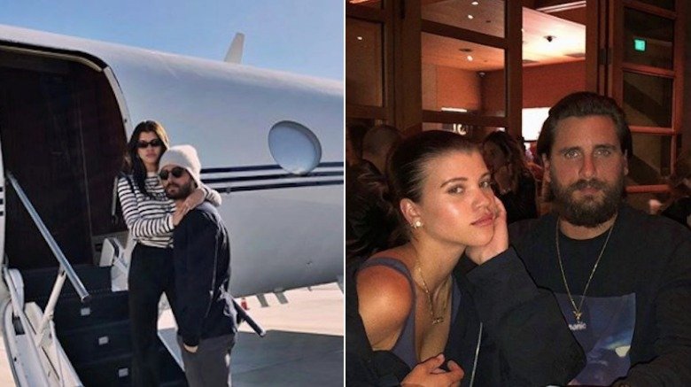 Sofia Richie and Scott Disick