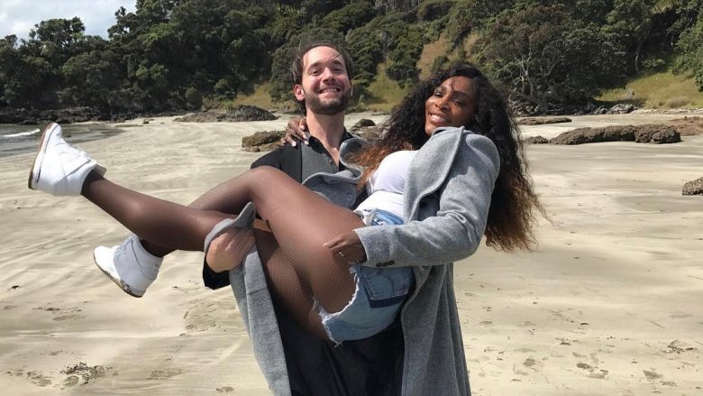 Serena Williams and Alexis Ohanian