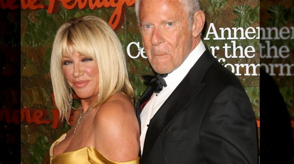 Suzanne Somers and Alan Hamel red carpet