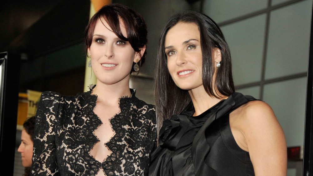 Rumer Willis and Demi Moore