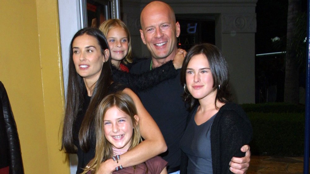 Demi Moore, Tallulah Willis, Scout Willis, Bruce Willis, Rumer Willis