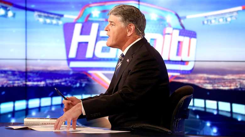 Sean Hannity talks on his show