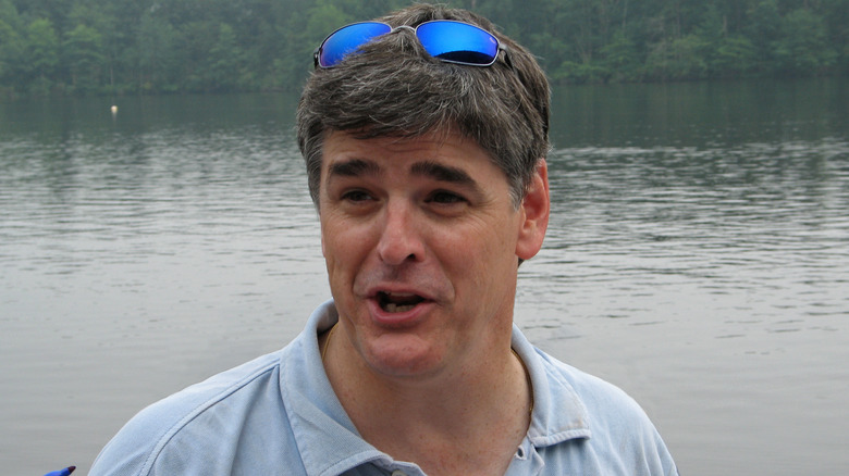 Sean Hannity on the water